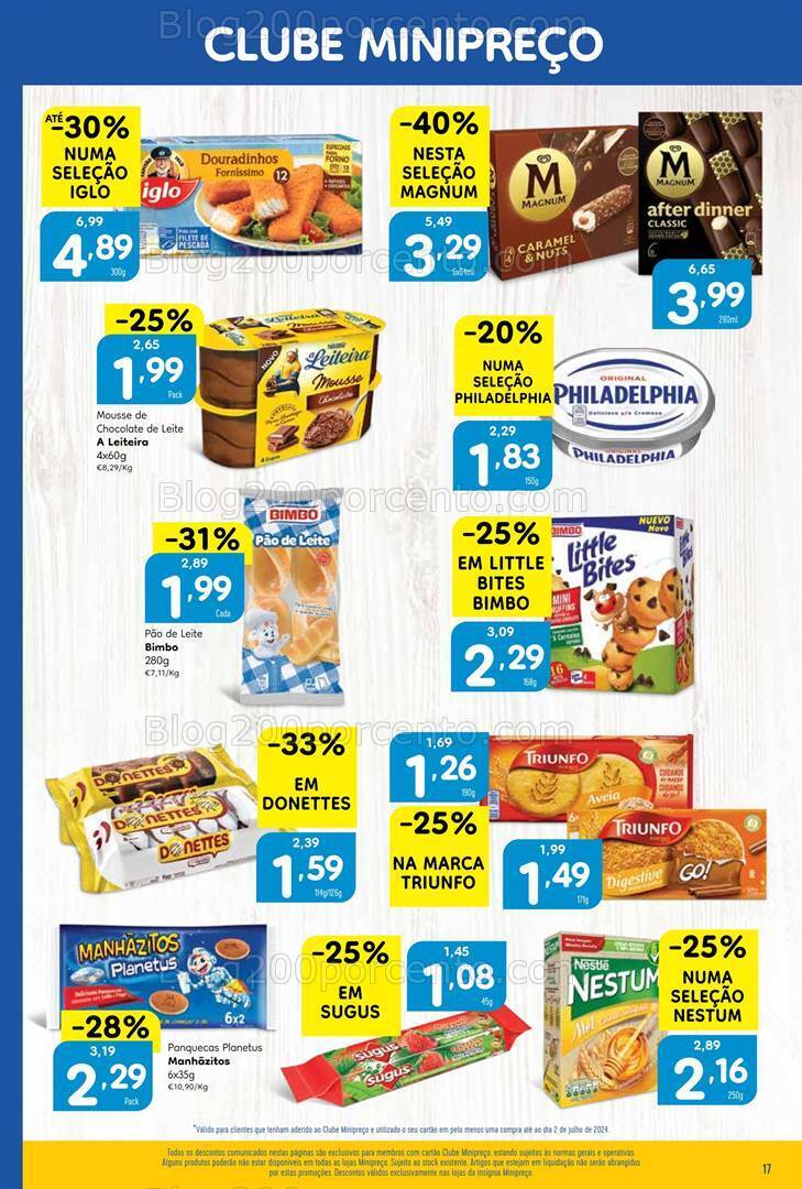 Antevisão Folheto MINIPREÇO Promoções de 4 a 10 julho
