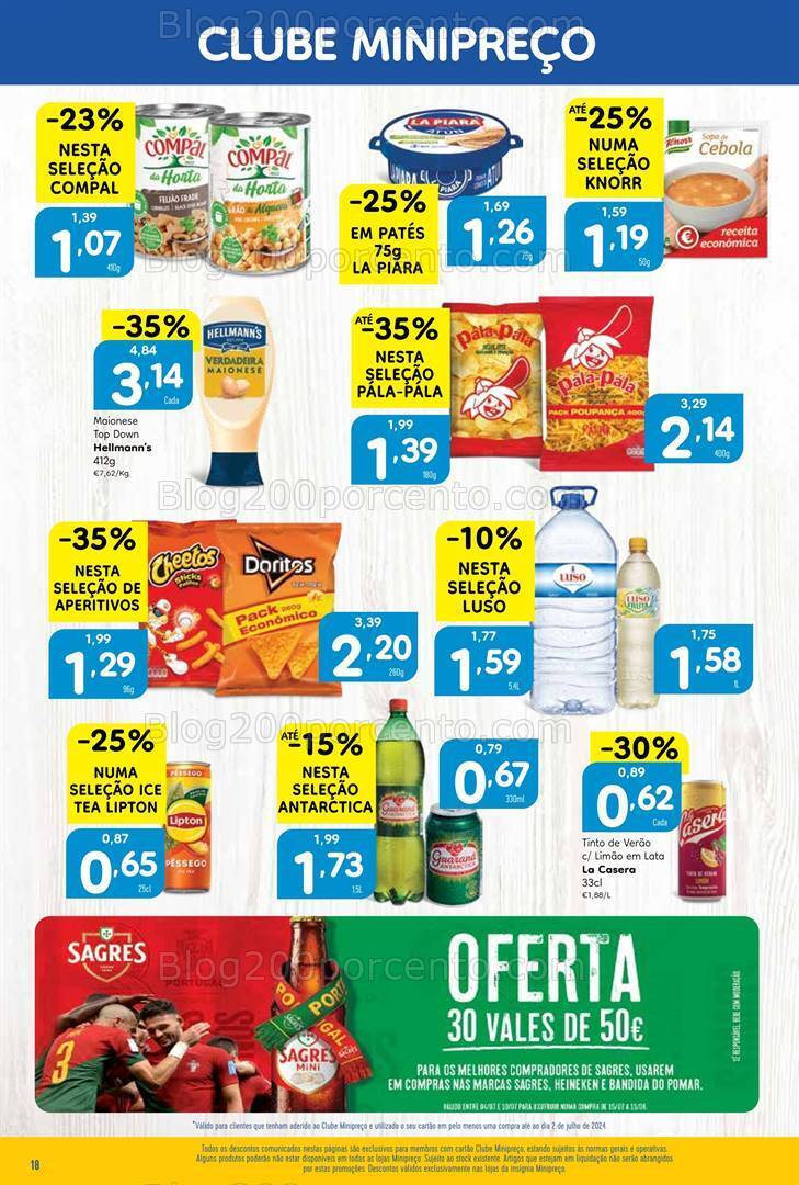 Antevisão Folheto MINIPREÇO Promoções de 4 a 10 julho