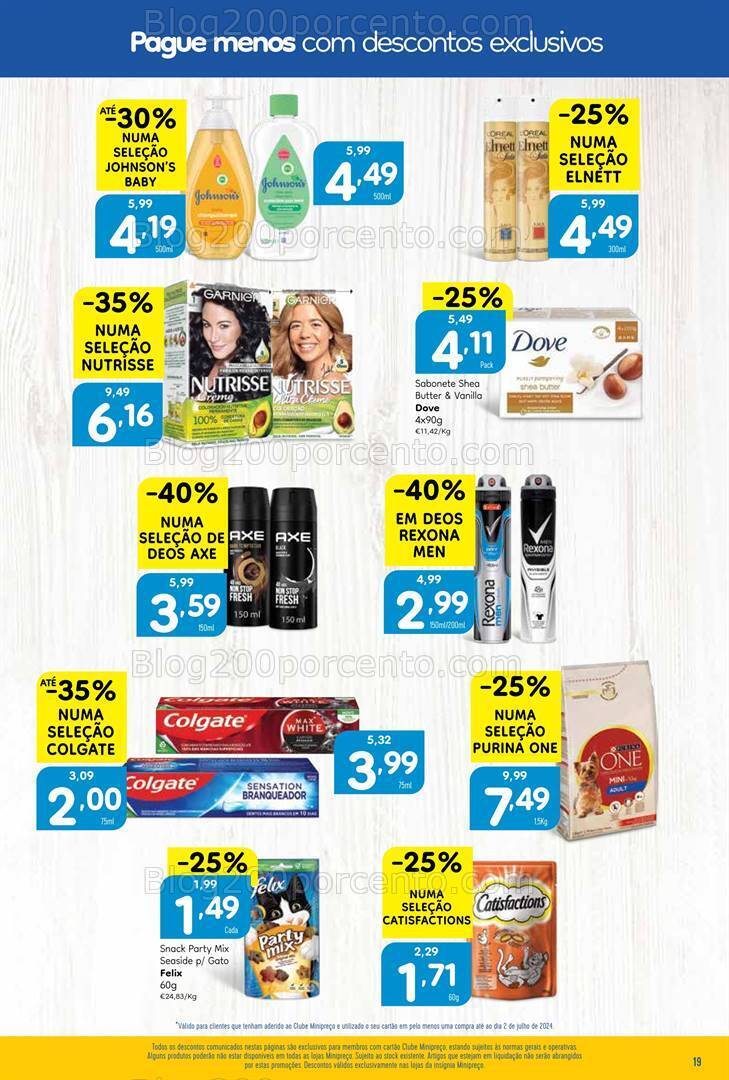 Antevisão Folheto MINIPREÇO Promoções de 4 a 10 julho