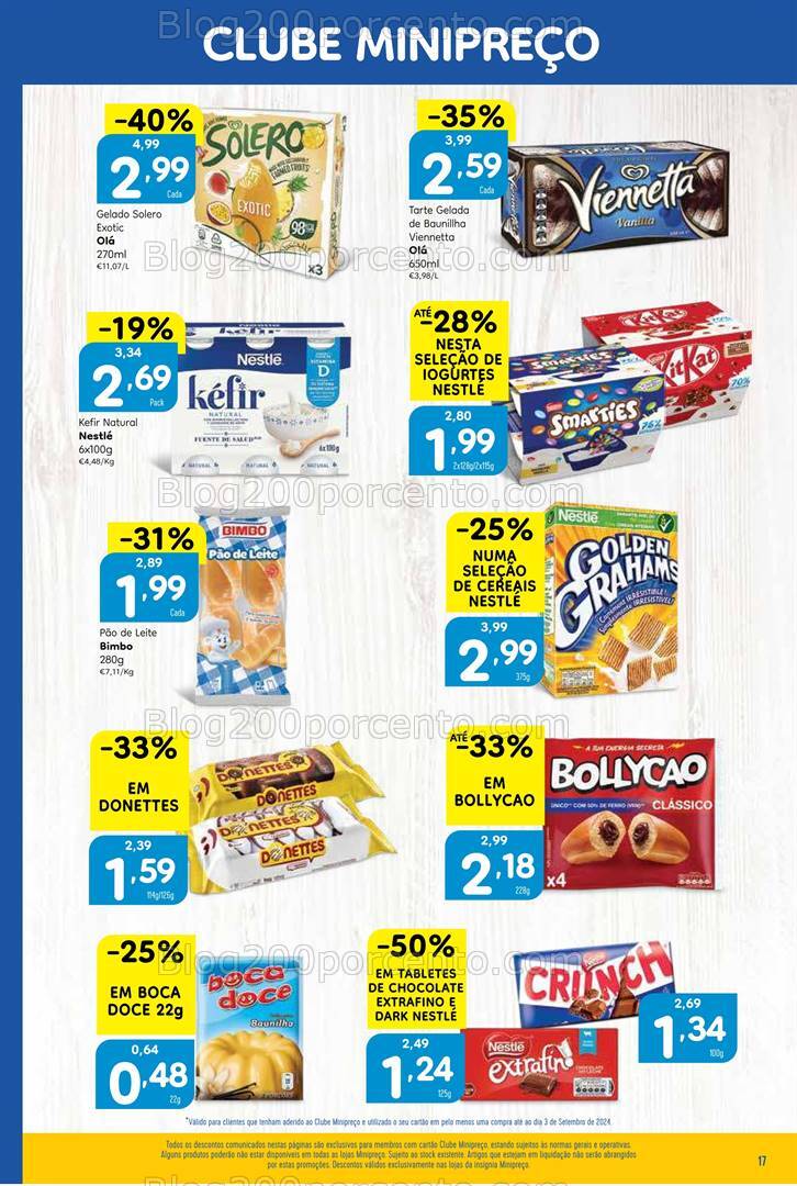 Antevisão Folheto MINIPREÇO Promoções de 5 a 11 setembro