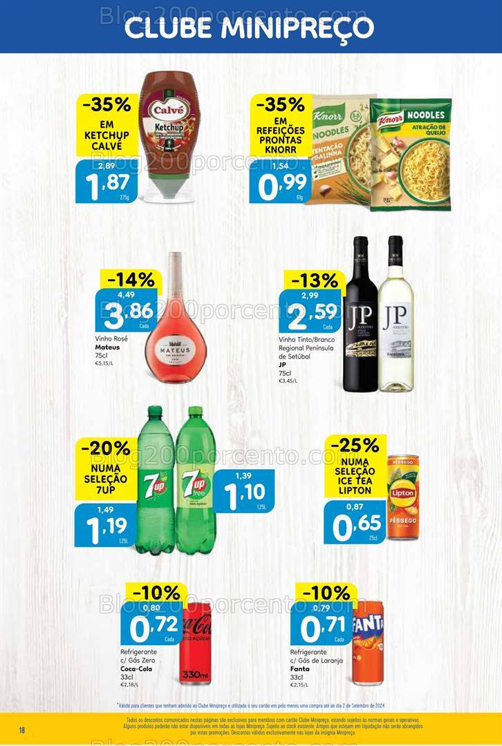 Antevisão Folheto MINIPREÇO Promoções de 5 a 11 setembro