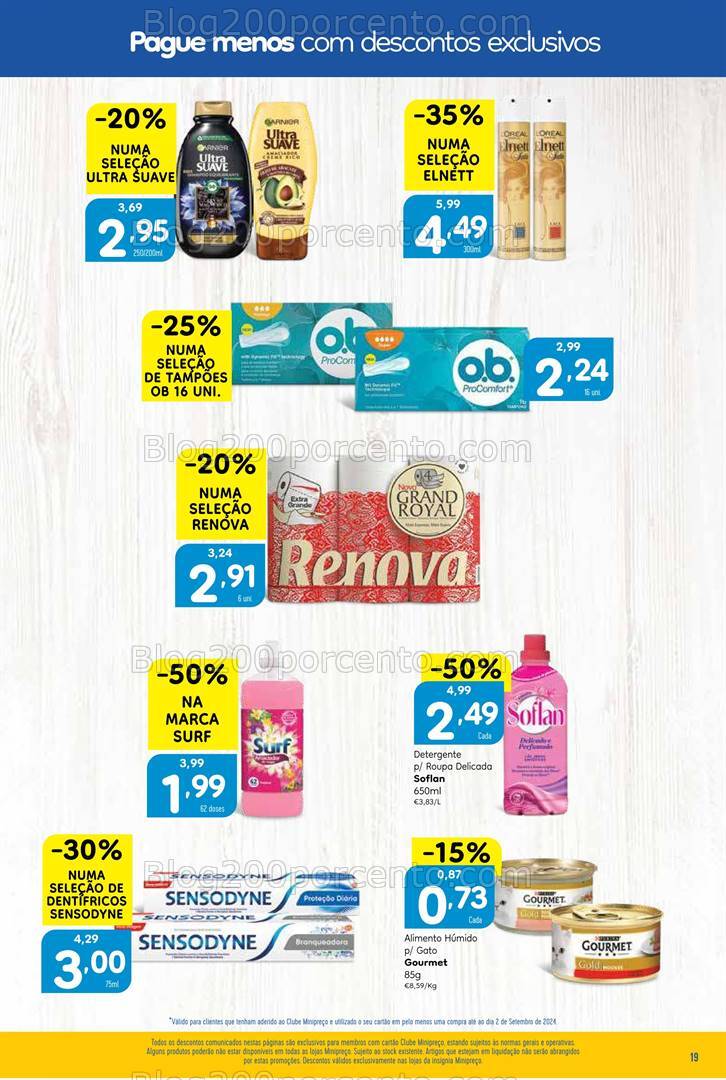 Antevisão Folheto MINIPREÇO Promoções de 5 a 11 setembro