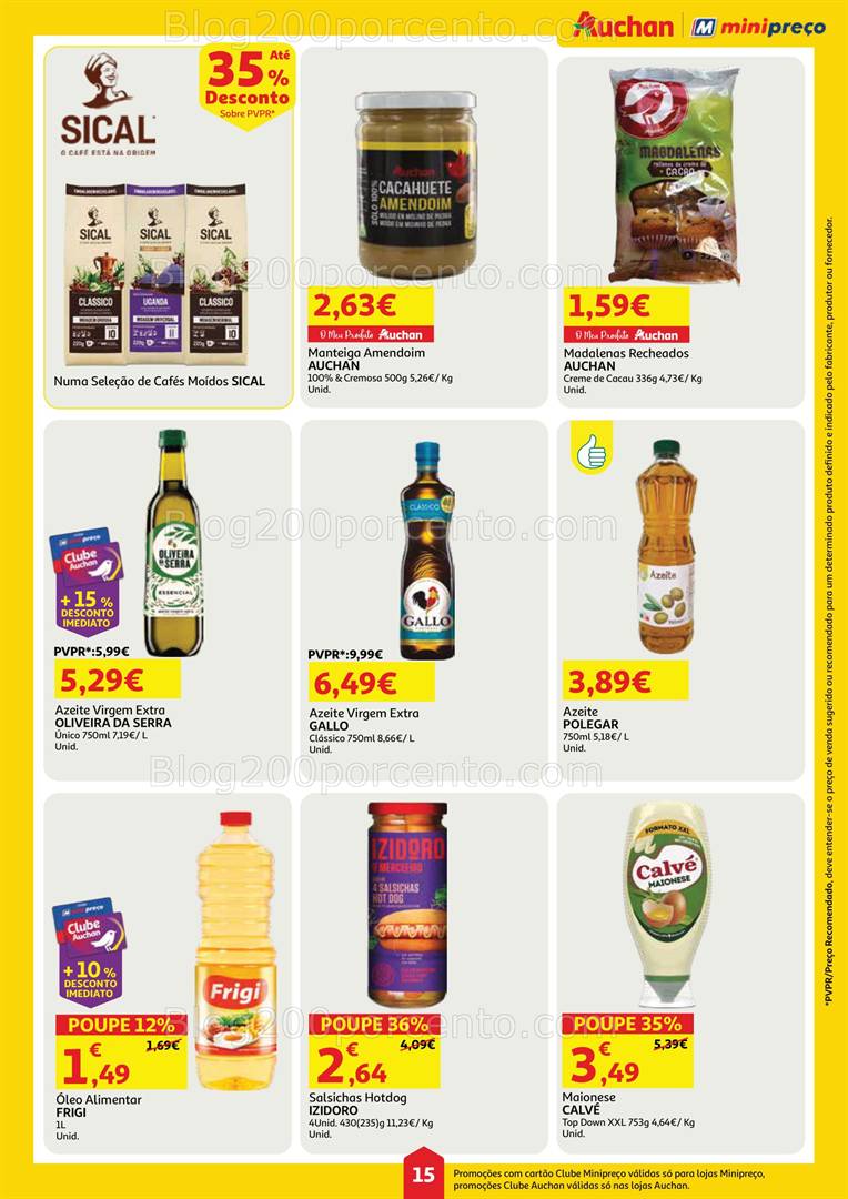 Antevisão Folheto MINIPREÇO - AUCHAN Promoções de 15 a 21 maio