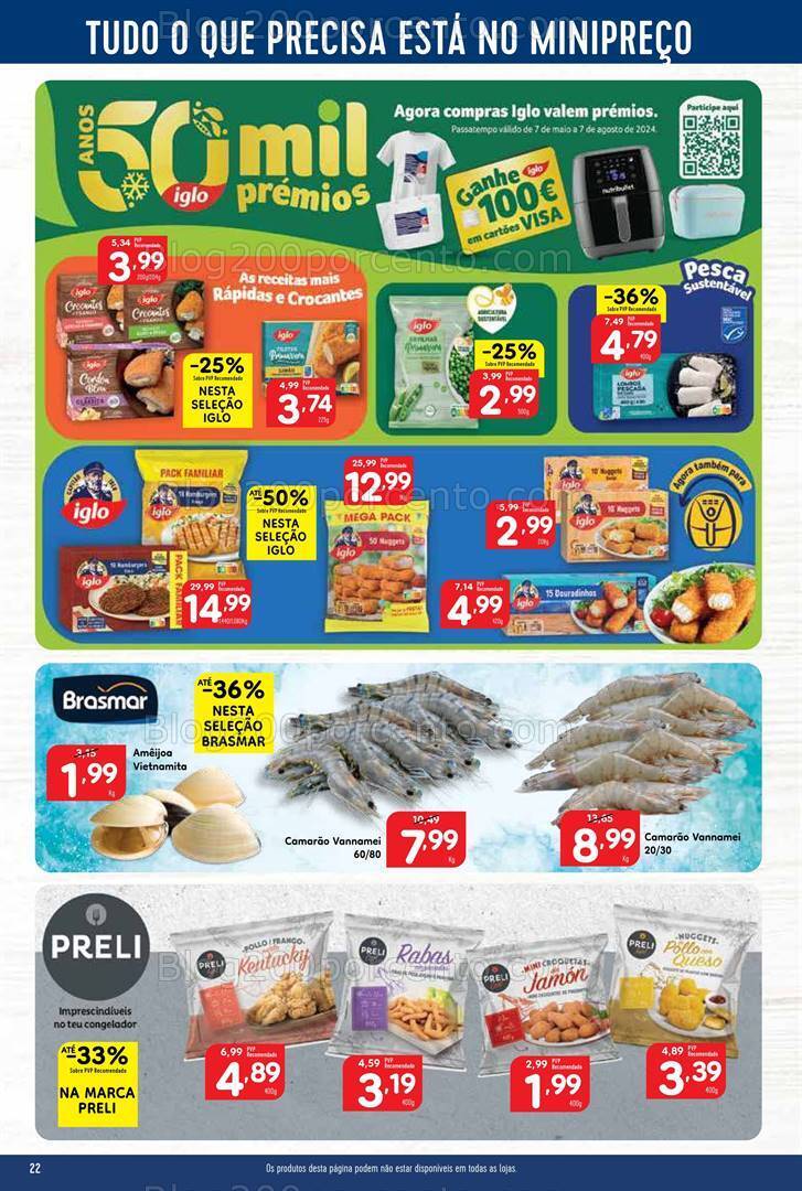 Antevisão Folheto MINIPREÇO Promoções de 6 a 12 junho