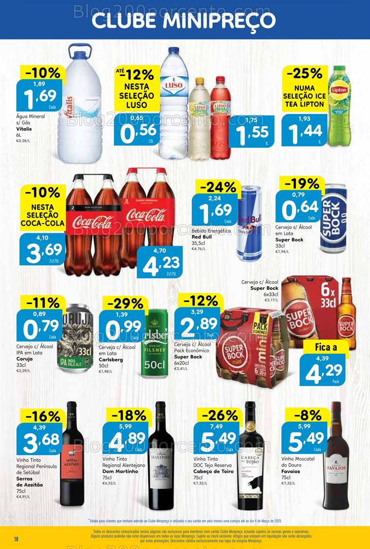 Antevisão Folheto MINIPREÇO Promoções de 6 a 12 março