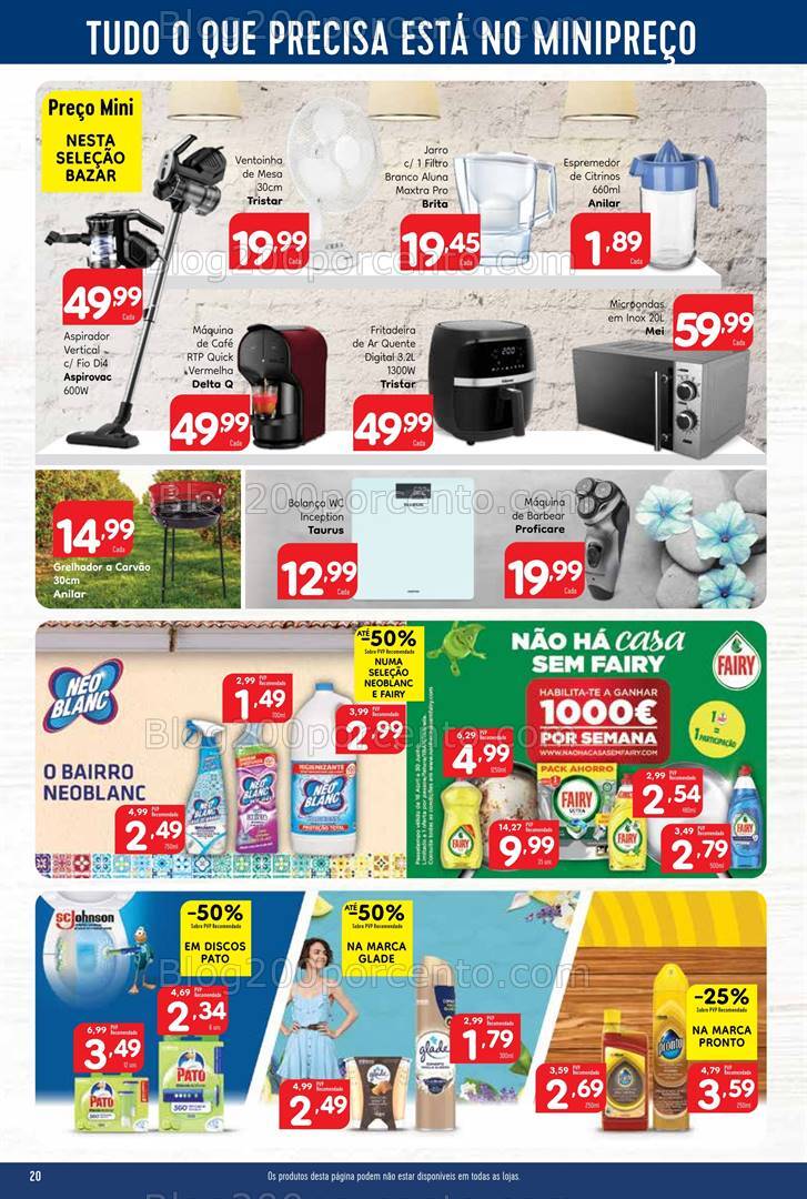 Antevisão Folheto MINIPREÇO Promoções de 22 a 28 agosto