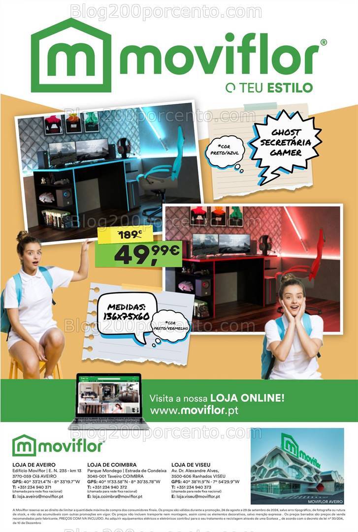 Antevisão Folheto MOVIFLOR Regresso às Aulas Promoções até 29 setembro