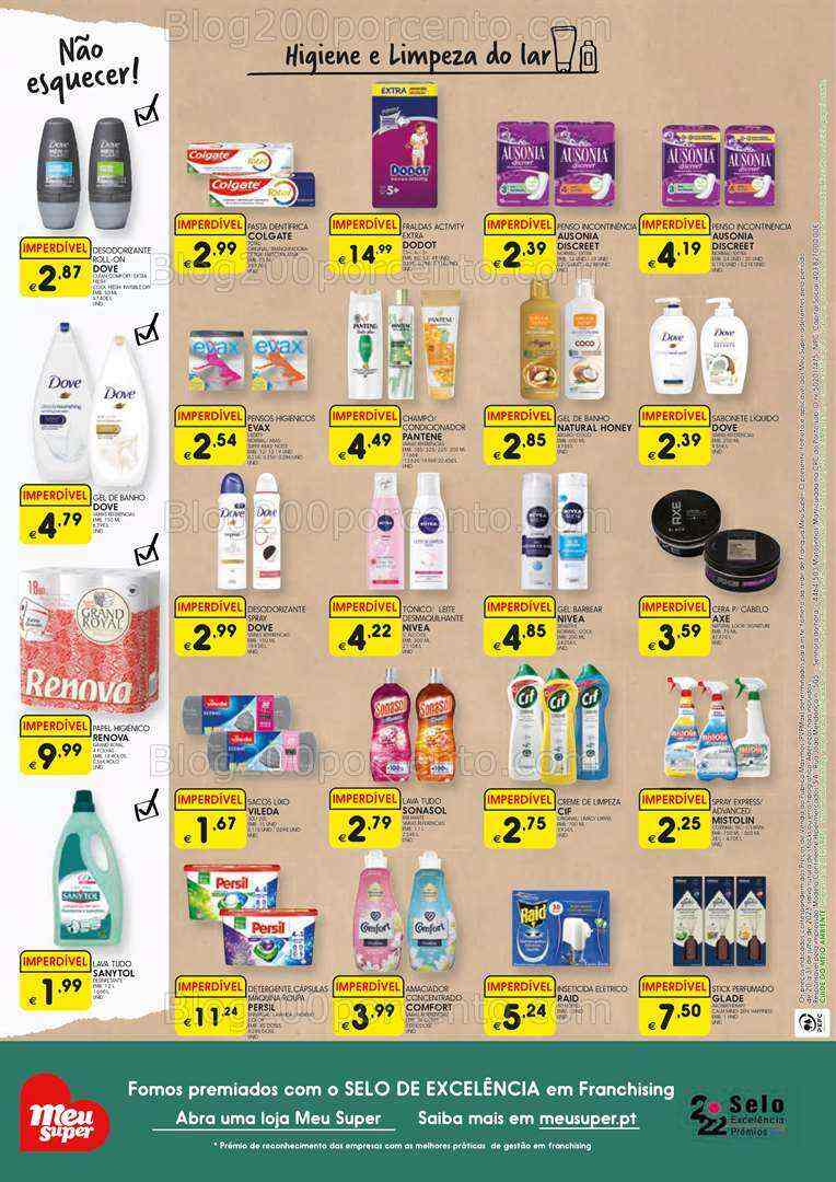Antevisão Folheto MEU SUPER Promoções de 20 a 31 julho