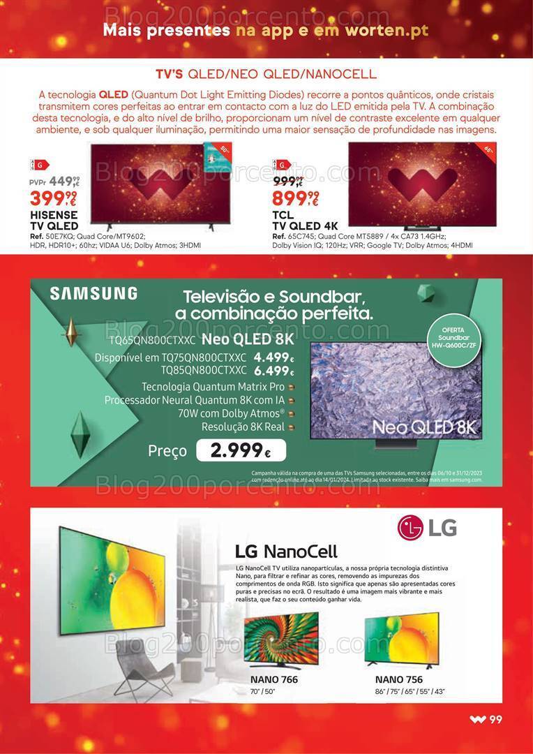 Folheto WORTEN Natal