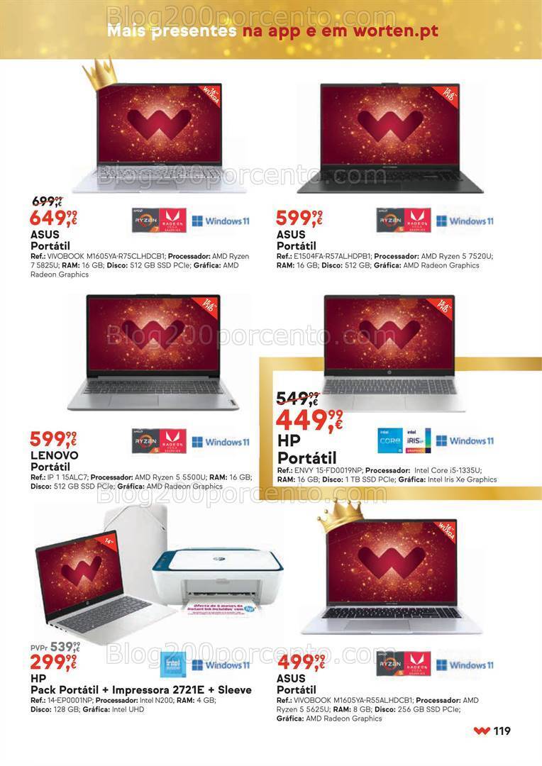 Folheto WORTEN Natal