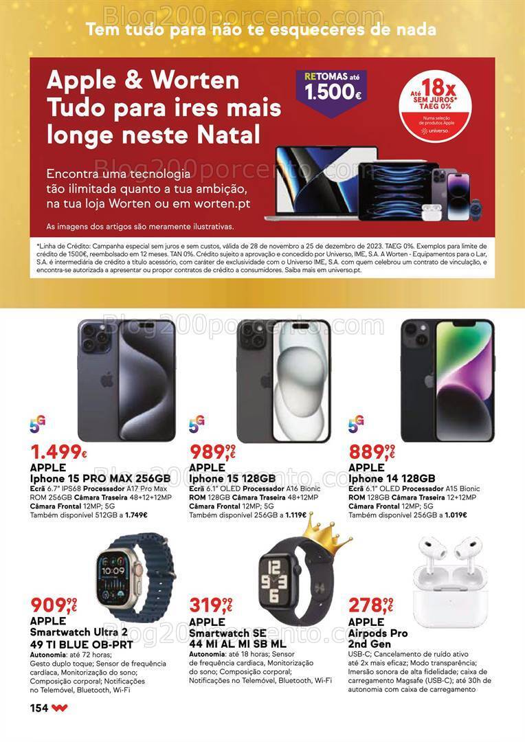 Folheto WORTEN Natal