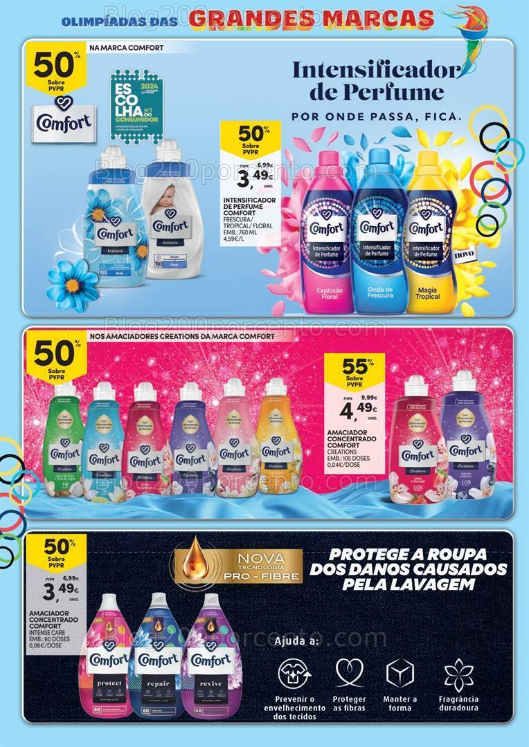 Antevisão Folheto CONTINENTE Grandes Marcas Promoções de 16 a 28 julho