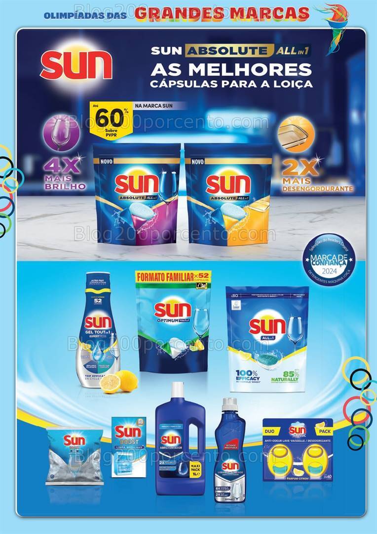 Antevisão Folheto CONTINENTE Grandes Marcas Promoções de 16 a 28 julho