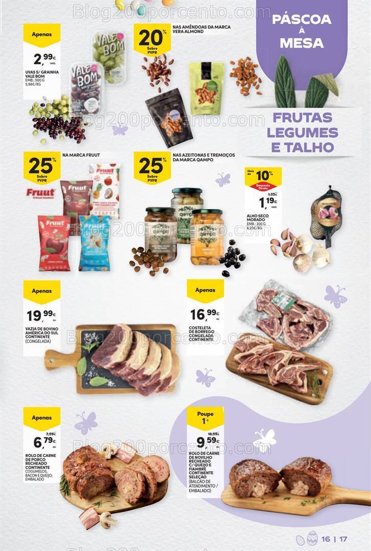 Antevisão Folheto CONTINENTE Madeira Páscoa Promoções de 12 a 31 março