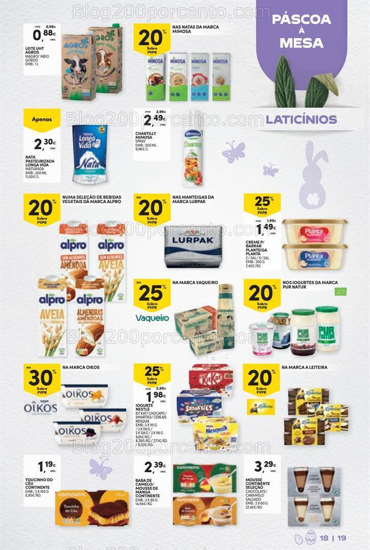 Antevisão Folheto CONTINENTE Madeira Páscoa Promoções de 12 a 31 março