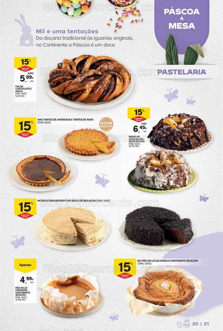 Antevisão Folheto CONTINENTE Madeira Páscoa Promoções de 12 a 31 março