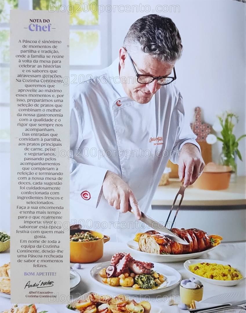 Antevisão Folheto CONTINENTE Páscoa Take Away Promoções de 1 a 20 abril