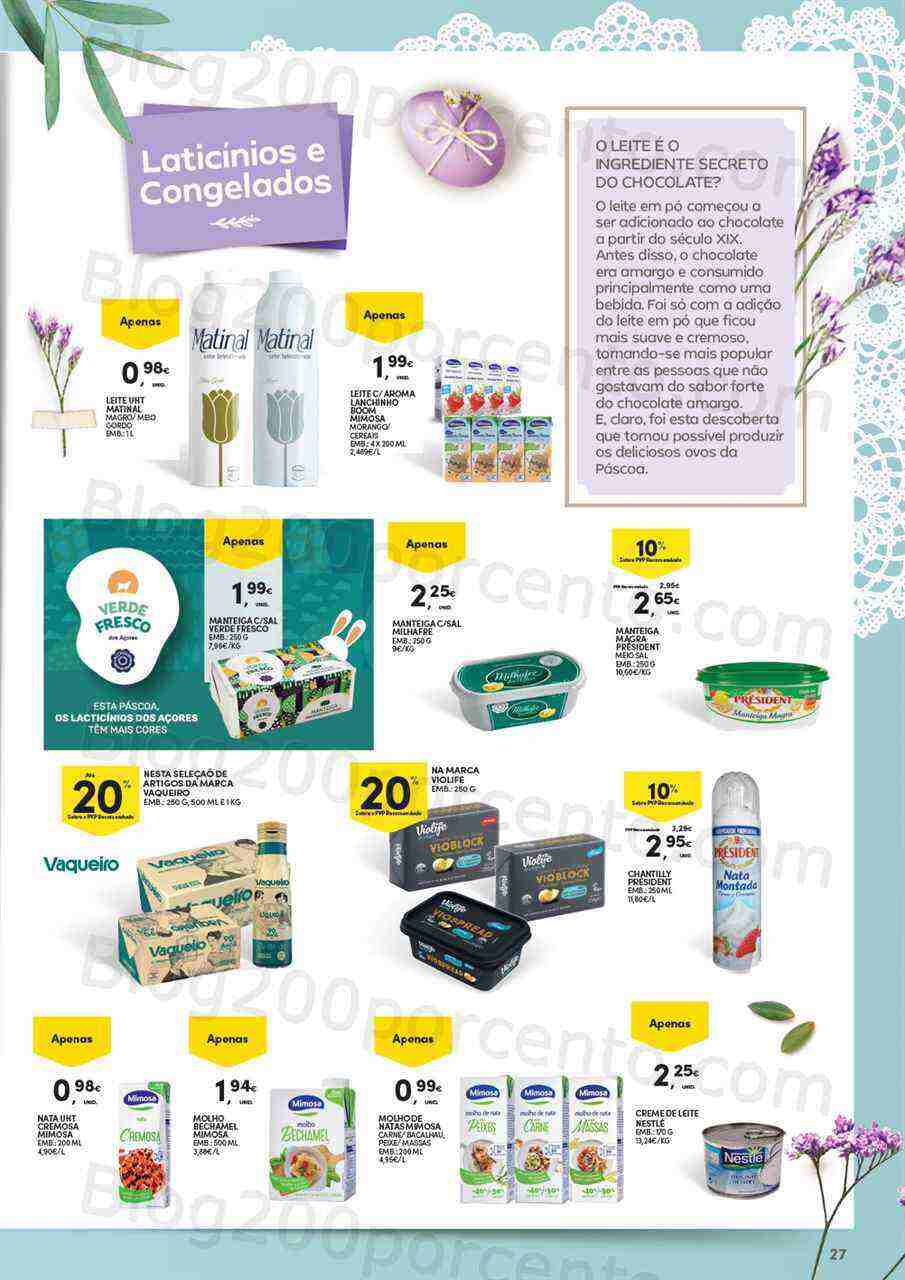 Antevisão Folheto CONTINENTE Páscoa Açores Promoções de 21 março a 9 abril