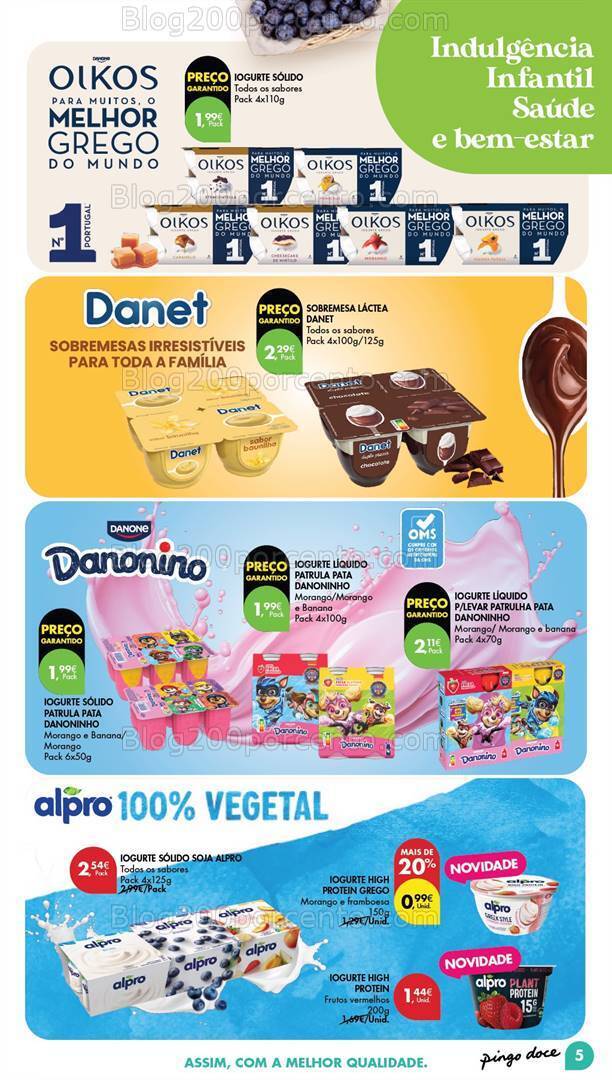 Antevisão Folheto PINGO DOCE Especial Iogurtes Promoções de 25 junho a 8 julho