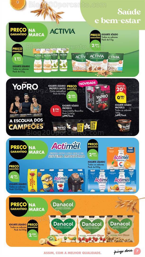 Antevisão Folheto PINGO DOCE Especial Iogurtes Promoções de 25 junho a 8 julho