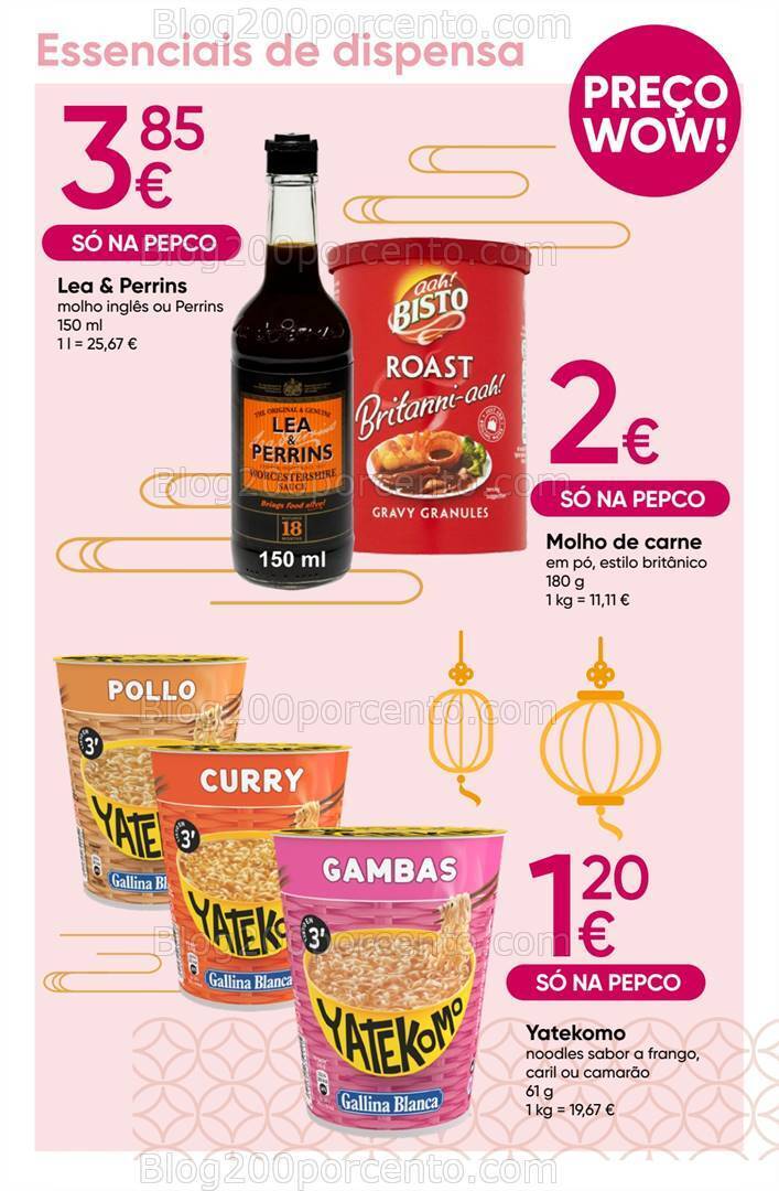 Antevisão Folheto PEPCO Alimentação e Drogaria - 25 janeiro a 7 fevereiro