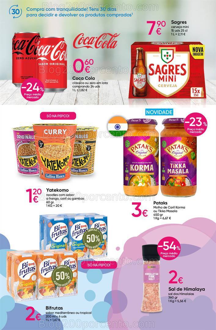 Antevisão Folheto PEPCO Alimentar e Drogaria Promoções de 14 a 20 setembro