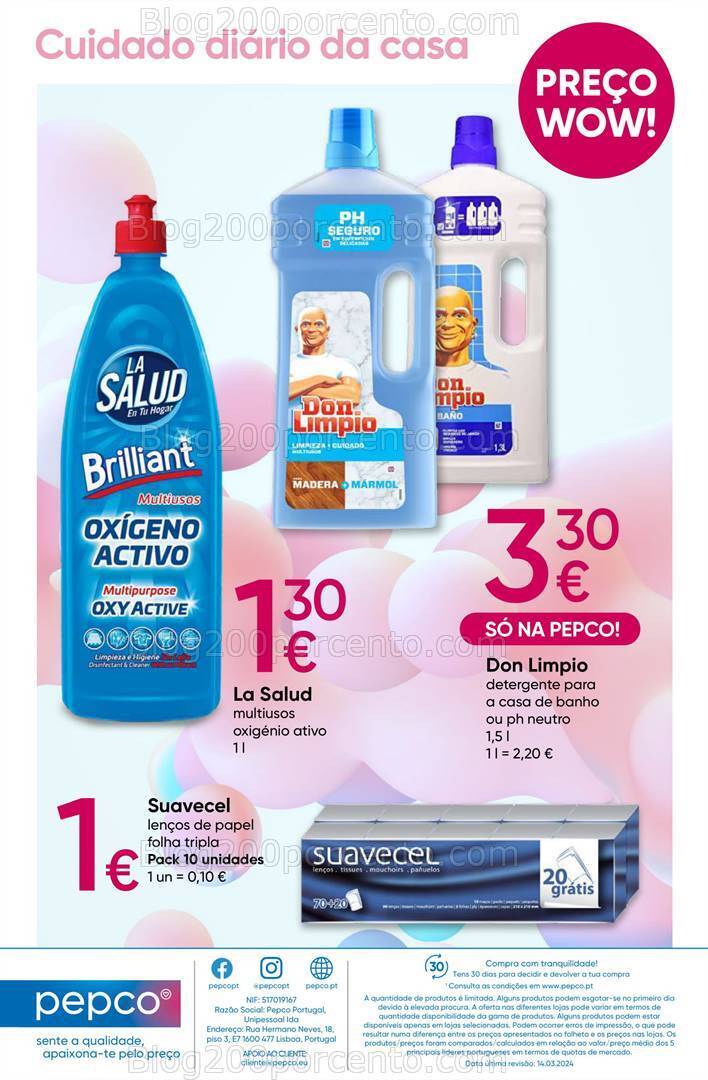 Antevisão Folheto PEPCO Alimentação e Drogaria - 18 abril a 1 maio