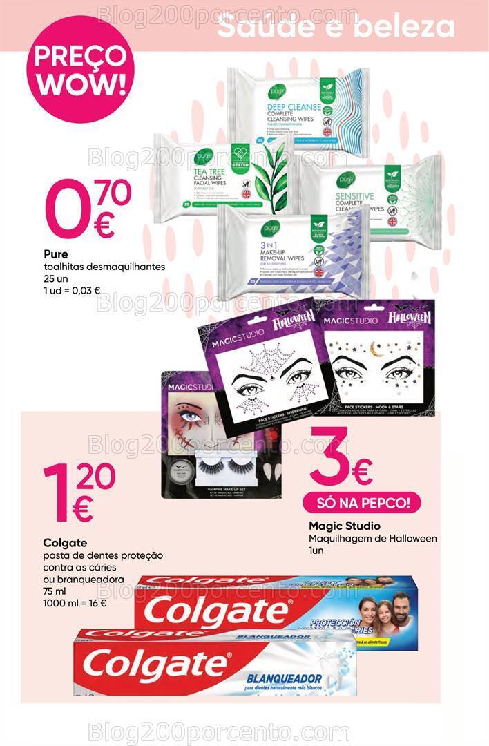 Antevisão Folheto PEPCO Alimentar e Drogaria Promoções de 19 a 25 outubro