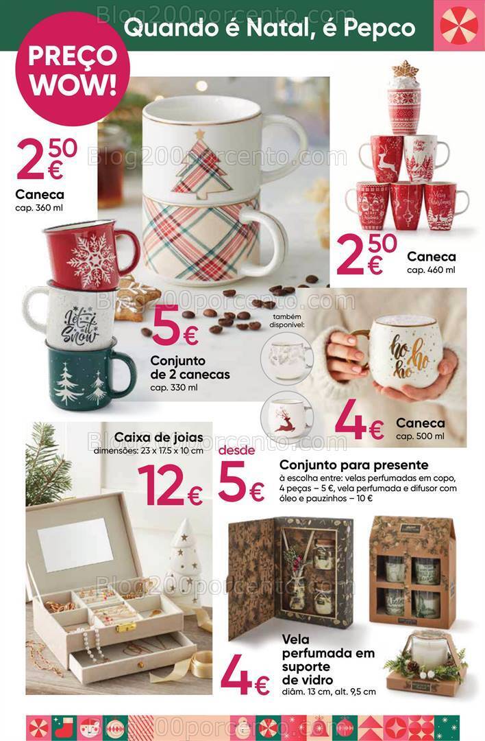 Antevisão Folheto PEPCO Bazar Natal Promoções de 23 a 29 novembro