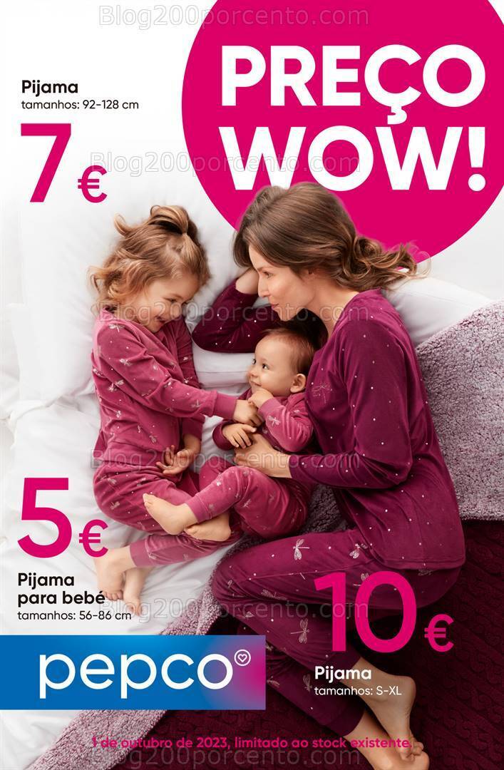 Antevisão Folheto PEPCO Moda e Bazar Promoções de 19 outubro a 1 novembro