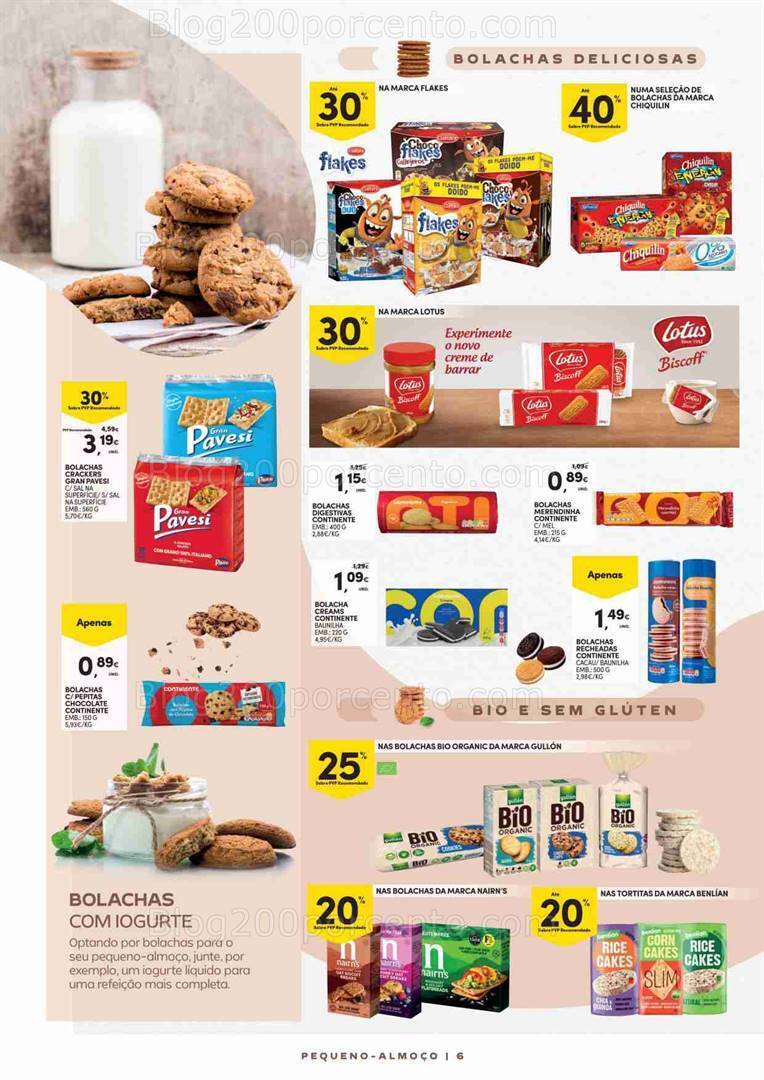 Antevisão Folheto CONTINENTE Especial Pequeno Almoço Promoções de 15 a 27 agosto