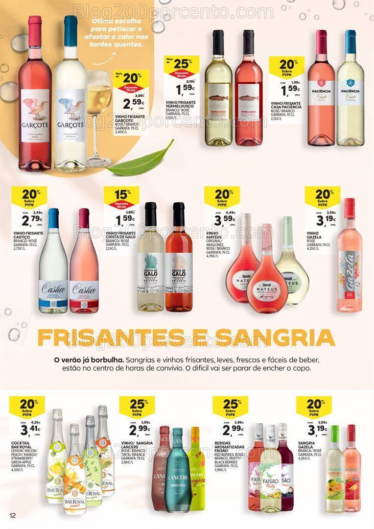 Antevisão Folheto CONTINENTE Petiscos de Verão Promoções de 23 julho a 11 agosto