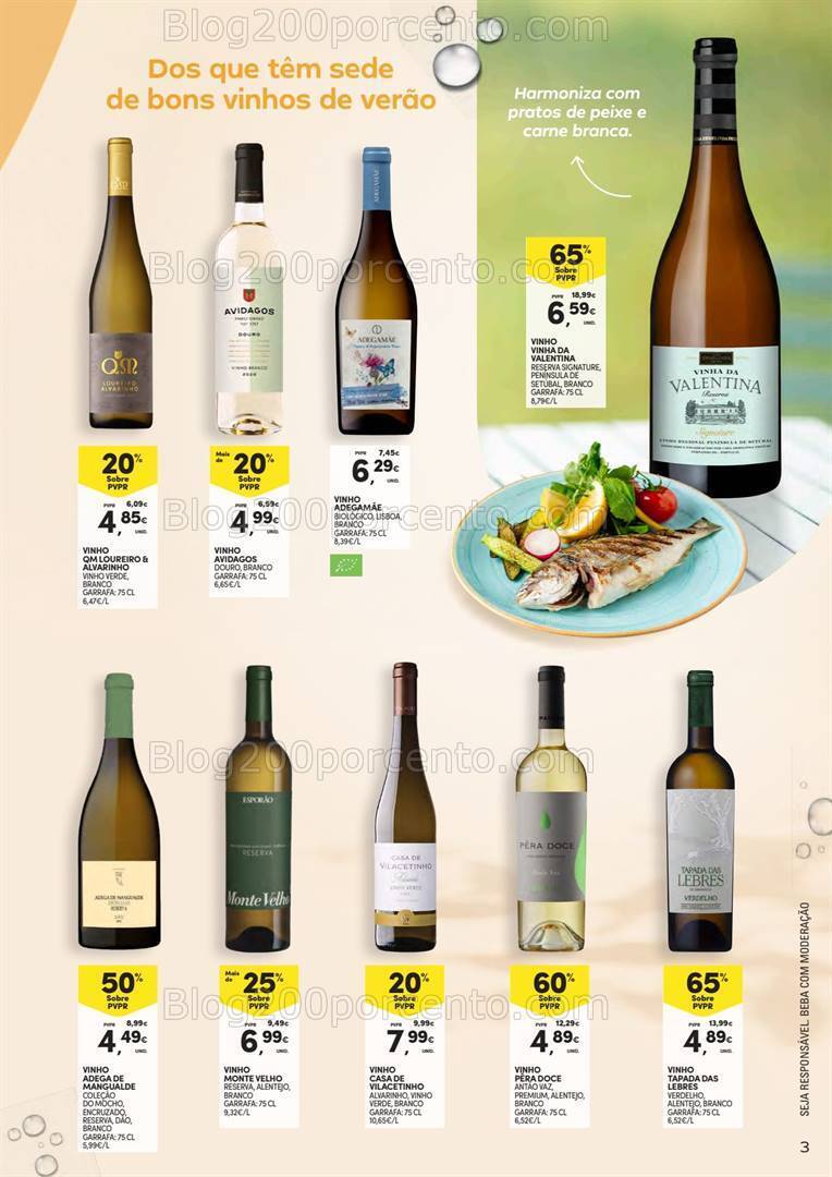 Antevisão Folheto CONTINENTE Petiscos de Verão Promoções de 23 julho a 11 agosto