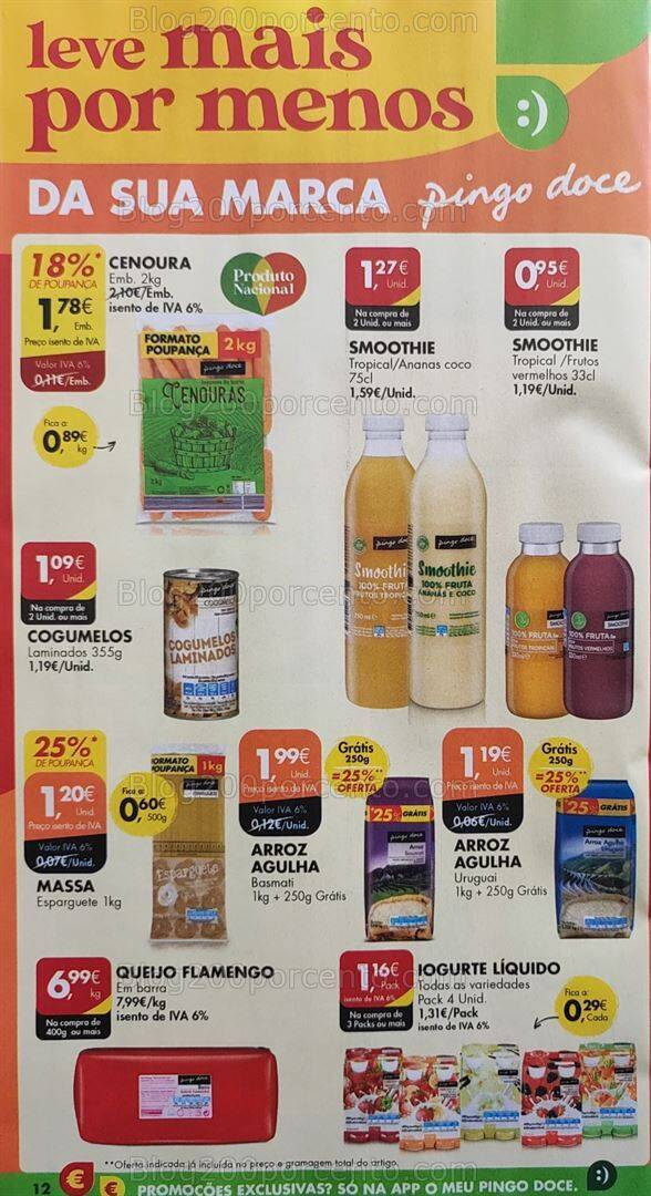 Antevisão Folheto PINGO DOCE Promoções de 10 a 16 outubro
