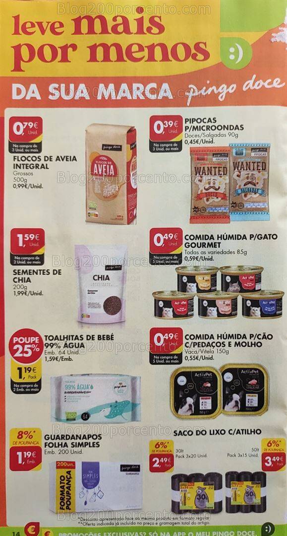 Antevisão Folheto PINGO DOCE Promoções de 10 a 16 outubro