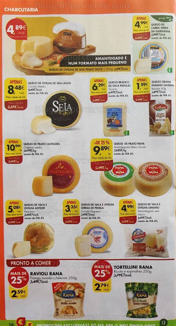 Antevisão Folheto PINGO DOCE Promoções de 10 a 16 outubro