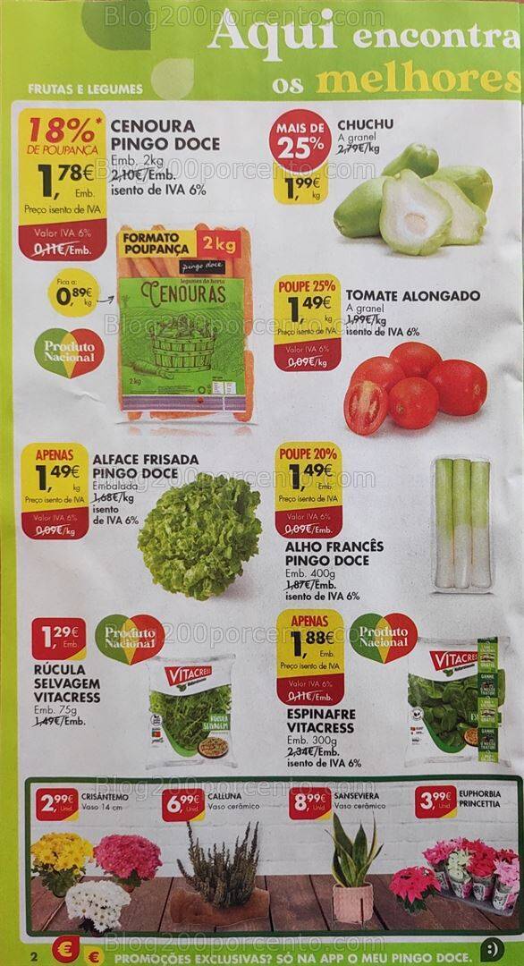 Antevisão Folheto PINGO DOCE Promoções de 10 a 16 outubro