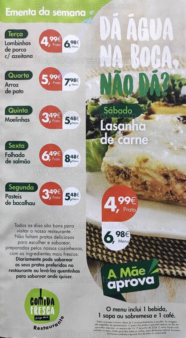 Antevisão Folheto PINGO DOCE Lojas Médias Promoções de 11 a 17 junho
