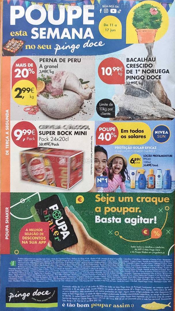 Antevisão Folheto PINGO DOCE Lojas Médias Promoções de 11 a 17 junho
