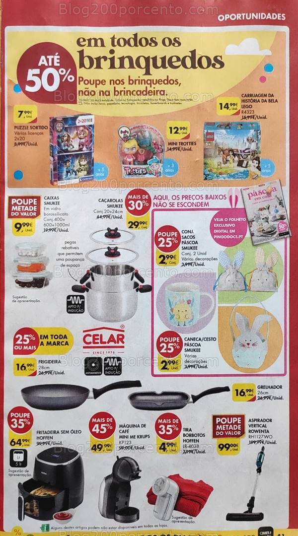 Antevisão Folheto PINGO DOCE Bazar Promoções de 12 a 18 março