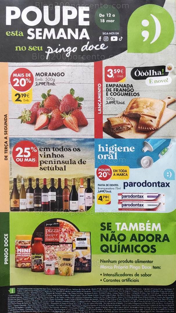 Antevisão Folheto PINGO DOCE Promoções de 12 a 18 março
