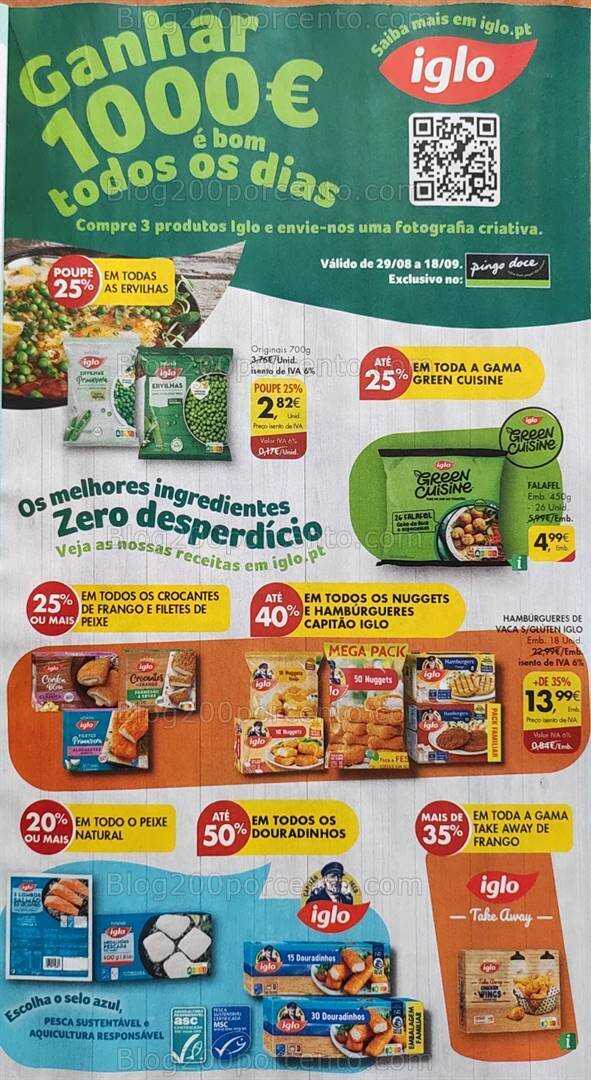 Antevisão Folheto PINGO DOCE Promoções de 12 a 18 setembro