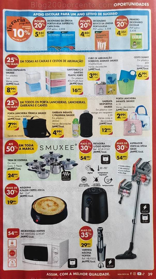 Antevisão Folheto PINGO DOCE Bazar Promoções de 12 a 18 setembro