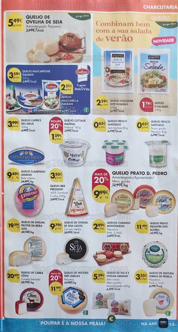 Antevisão Folheto PINGO DOCE Promoções de 13 a 19 agosto
