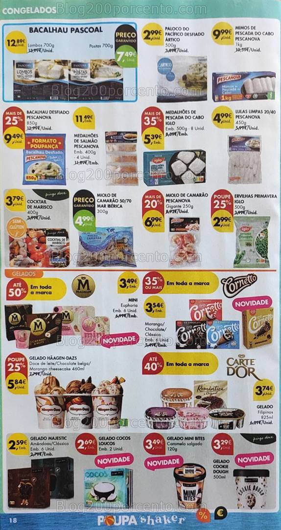 Antevisão Folheto PINGO DOCE Promoções de 13 a 19 agosto