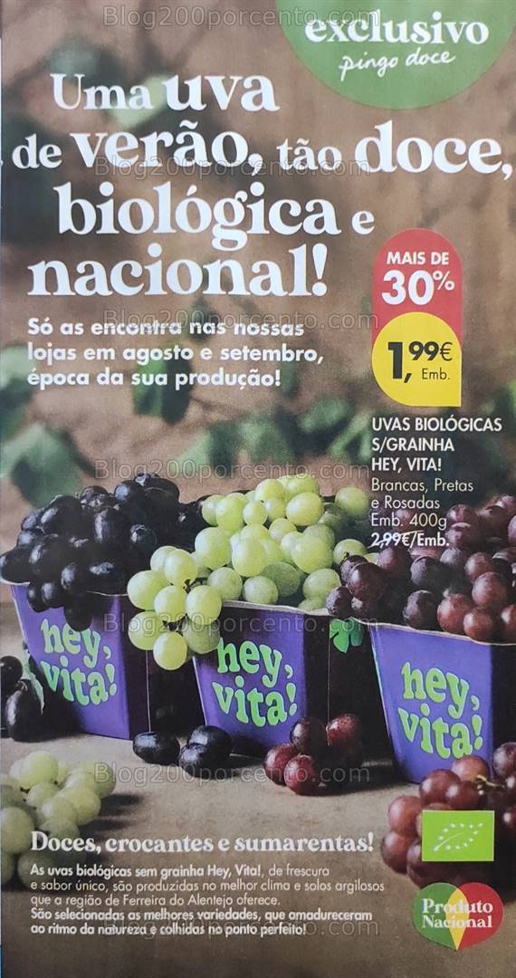 Antevisão Folheto PINGO DOCE Promoções de 13 a 19 agosto