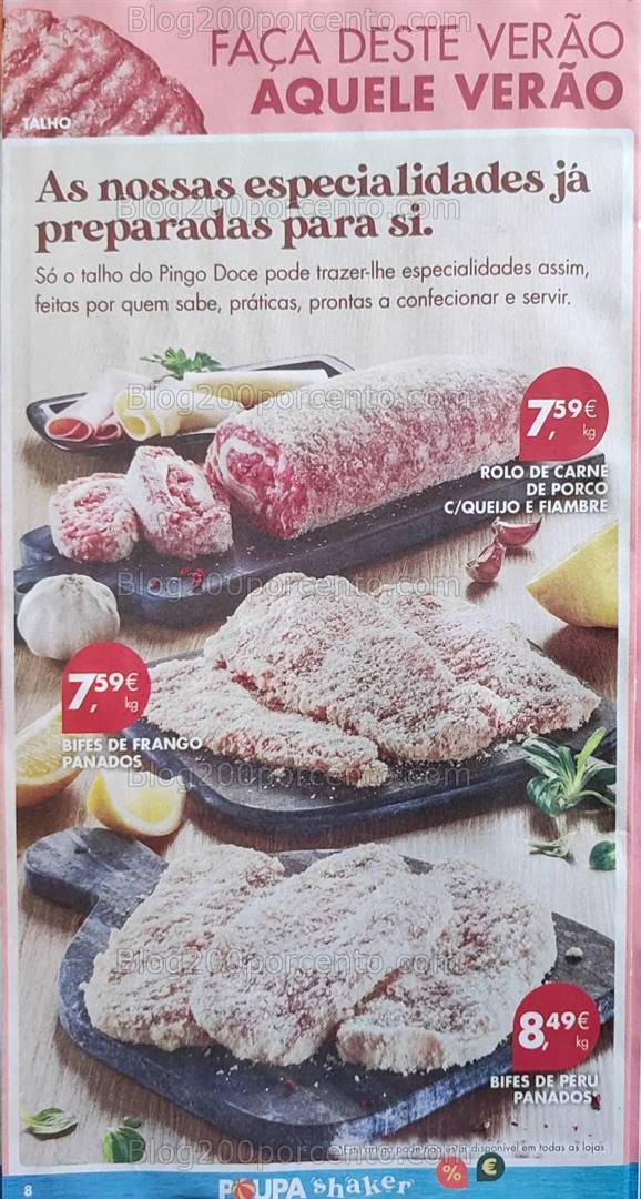 Antevisão Folheto PINGO DOCE Promoções de 13 a 19 agosto