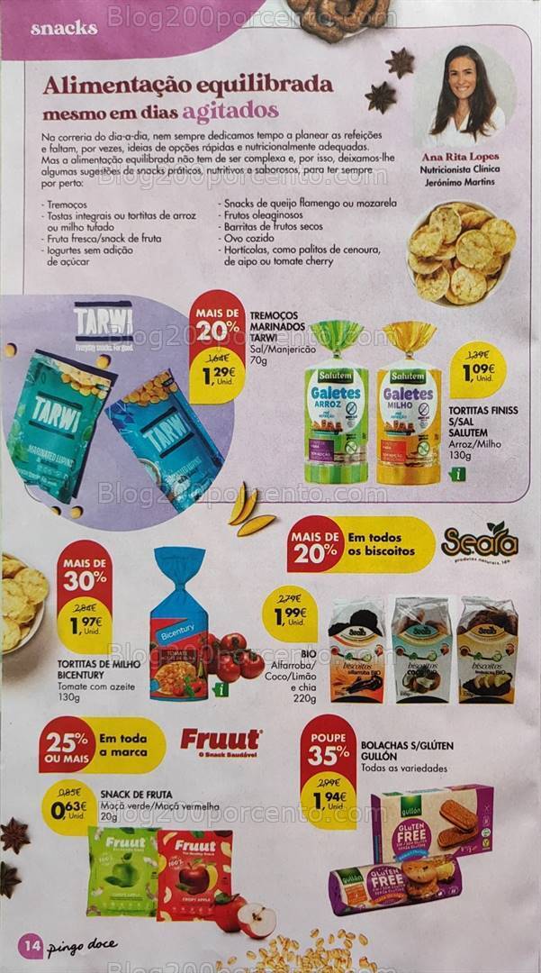 Antevisão Folheto PINGO DOCE Escolhas Equilibradas Promoções de 13 a 26 fevereiro