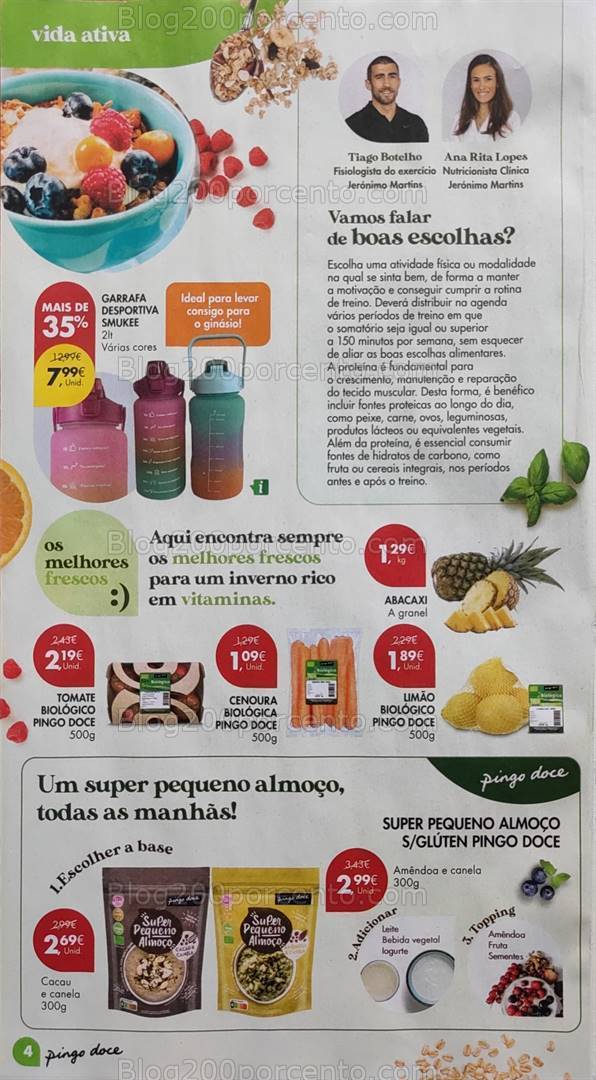 Antevisão Folheto PINGO DOCE Escolhas Equilibradas Promoções de 13 a 26 fevereiro
