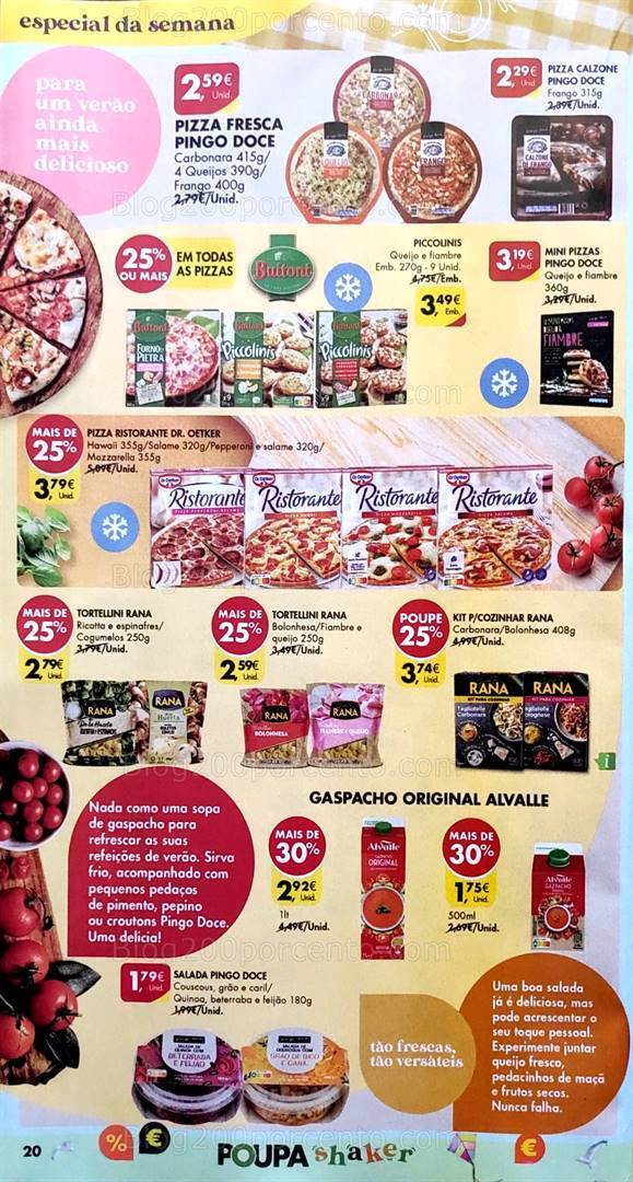 Antevisão Folheto PINGO DOCE Promoções de 15 a 21 agosto